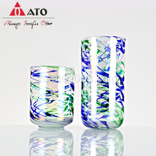 Ato Hand Blound Mexican Speeing Glasnes Glass Tumbler